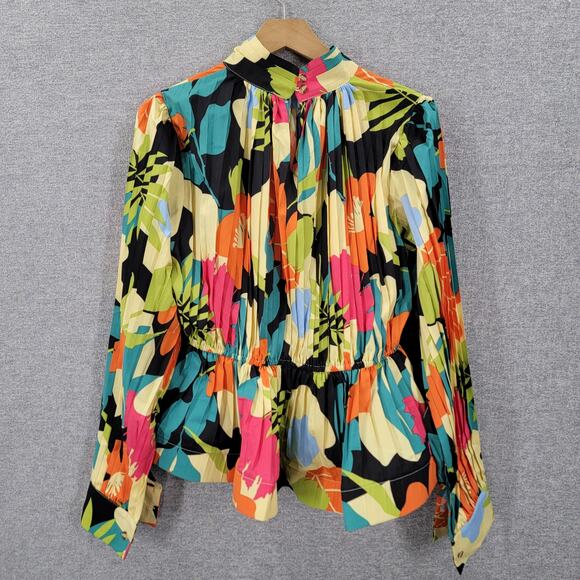 BEULAH STYLE SKYLAR PEPLUM TOP, SIZE ALL - Picture 3 of 8